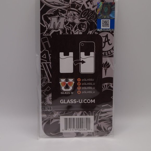 Ole Miss Rebels Silicone Stick On Phone Wallet Card Holder - Picture 2 of 5